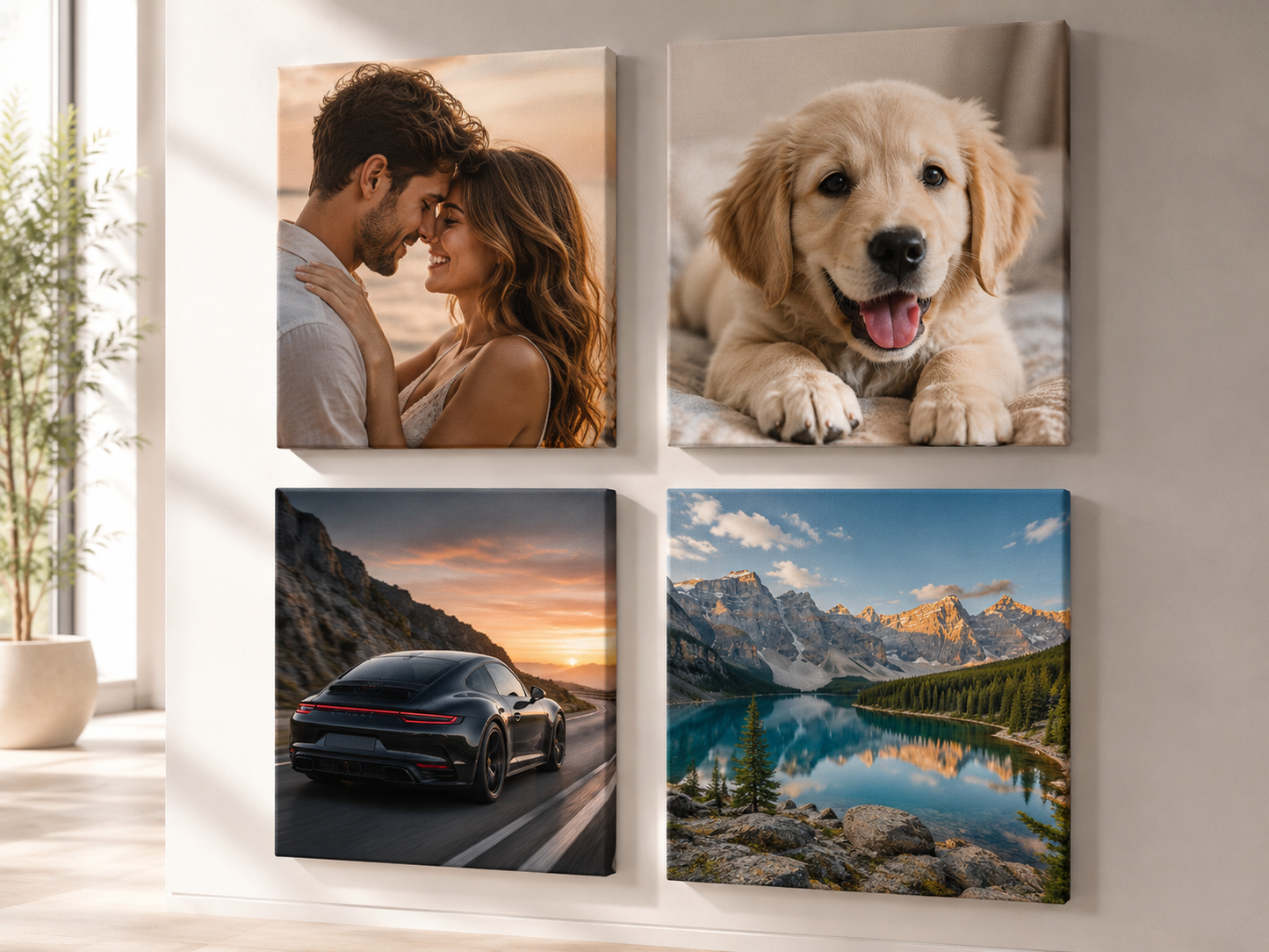 Personalisierte Leinwand mit Wunschfoto – 50 x 70 cm